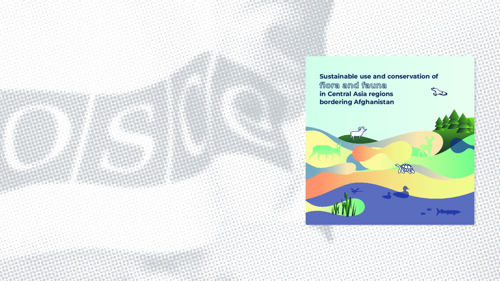 Sustainable use and conservation of flora and fauna in Central Asia regions bordering Afghanistan