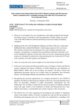 Statement by Mr. Dmitry Iordanidi, Deputy Head 