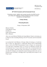 Statement by Ambassador Tuula Yrjölä, Officer in Charge/Secretary General and Director of OSCE Conflict Prevention Centre (CPC)