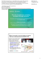 Presentation by Prof. Heather Marquette, Proffesor of Development Politics, International Development Department