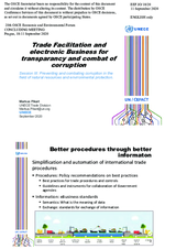 Presentation by Mr. Markus Pikart, Project Coordinator for Trade Facilitation