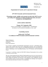 Remarks by Ambassador Vuk Žugić