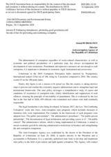 Statement by Mr. Akmal Burkhanov, Director, Anti-Corruption Agency