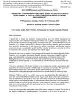 Statement by Ms. Katri Viinikka, Ambassador for Gender Equality, Ministry of Foreign Affairs