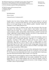 Statement by Ms. Egle Radisauskiene, Director General