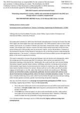 Statement by Ms. Anna Koukkides-Procopiou, Gender Expert on Economic and Political Inclusion; Senior Fellow, Center for European and International Affairs