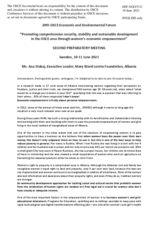 Statement by Ms. Ana Stakaj, Executive Leader