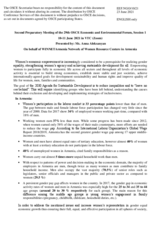 Statement by Ms. Anna Aleksanyan, Coordinator