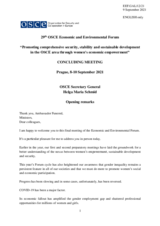 Opening Remarks by Ms. Helga Maria Schmid