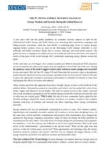 Invitation package and draft agenda