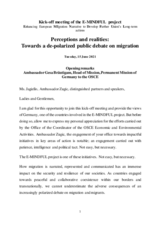 E-MINDFUL - Remarks by Professor Andrew Geddes 