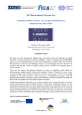 Concept Note and the Agenda