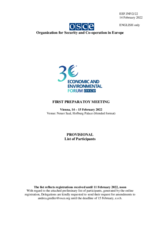 Provisional List of Participants