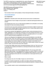 Final Comments by Mr. Kari Puumalainen, Principal and Director at the Ylä-Savo Municipal Federation of Education