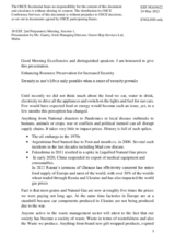 Presentation by Ms. Mary Gaerty, Joint Managing Director