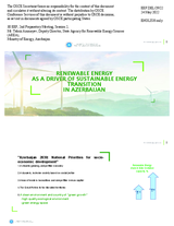 Presentation by Mr. Tabriz Ammayev, Deputy Director, State Agency for Renewable Energy Sources (AREA), Ministry of Energy