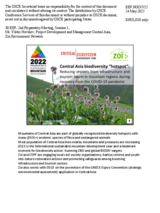 Presentation by Mr. Viktor Novikov, Project Development and Management Central Asia