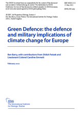 Contribution by Mr. Ben Barry, Senior Fellow