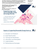 Presentation by Ms. Juliane Arriens, Researcher