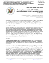 Statement by Amb. Michael Carpenter, Permanent Representative