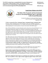 Statement by Amb. Michael Carpenter, Permanent Representative