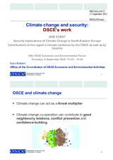 Presentation by Ms. Esra Buttanri, Senior Adviser