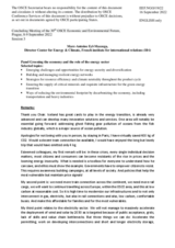 Statement by Mr. Marc-Antoine Eyl-Mazzega, Director 