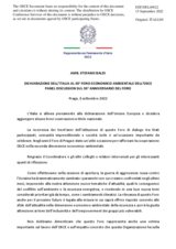 Statement by Amb. Stefano Baldi