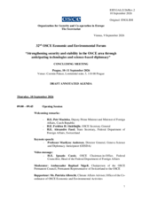 Draft Annotated Agenda Draft Annotated Agenda