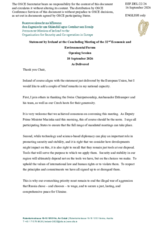 Statement by Ireland