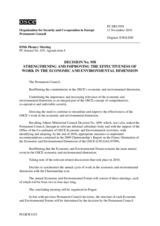 Permanent Council Decision No. 958